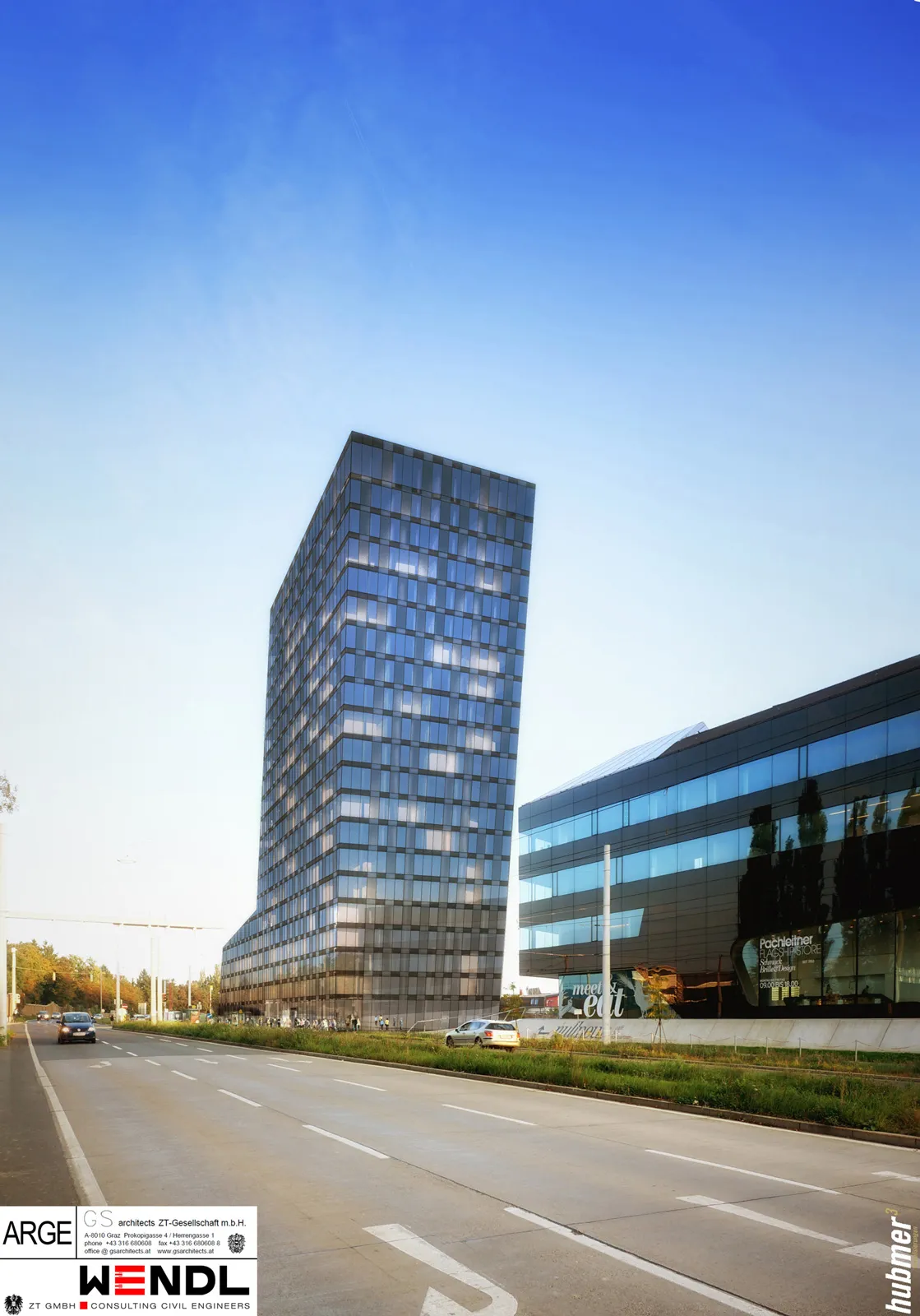 A2Z Tower — 3D Visualisierung