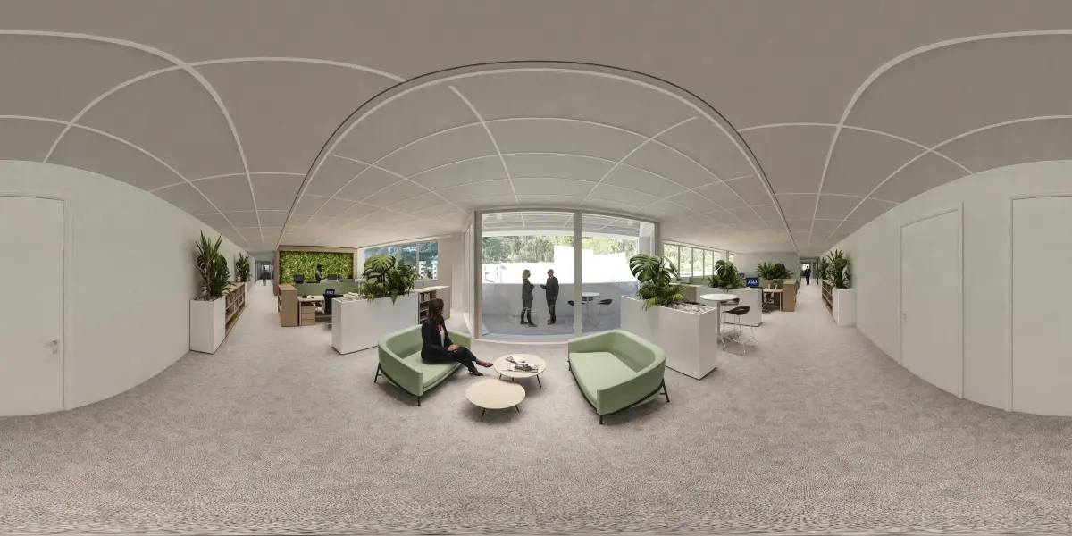 AT&S Leoben — 360° panorama of the new office spaces