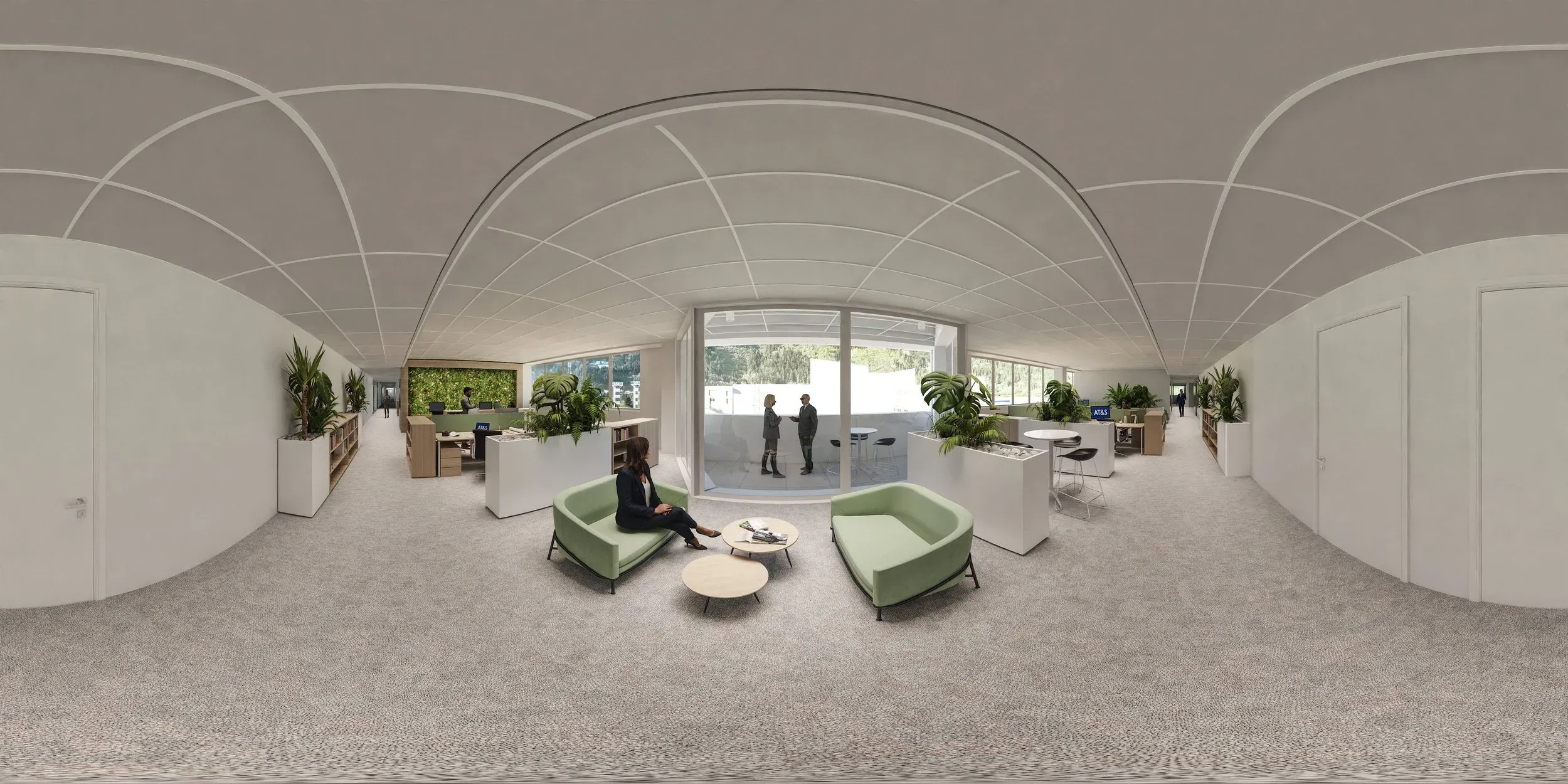 AT&S Leoben — 360° panorama of the new office spaces