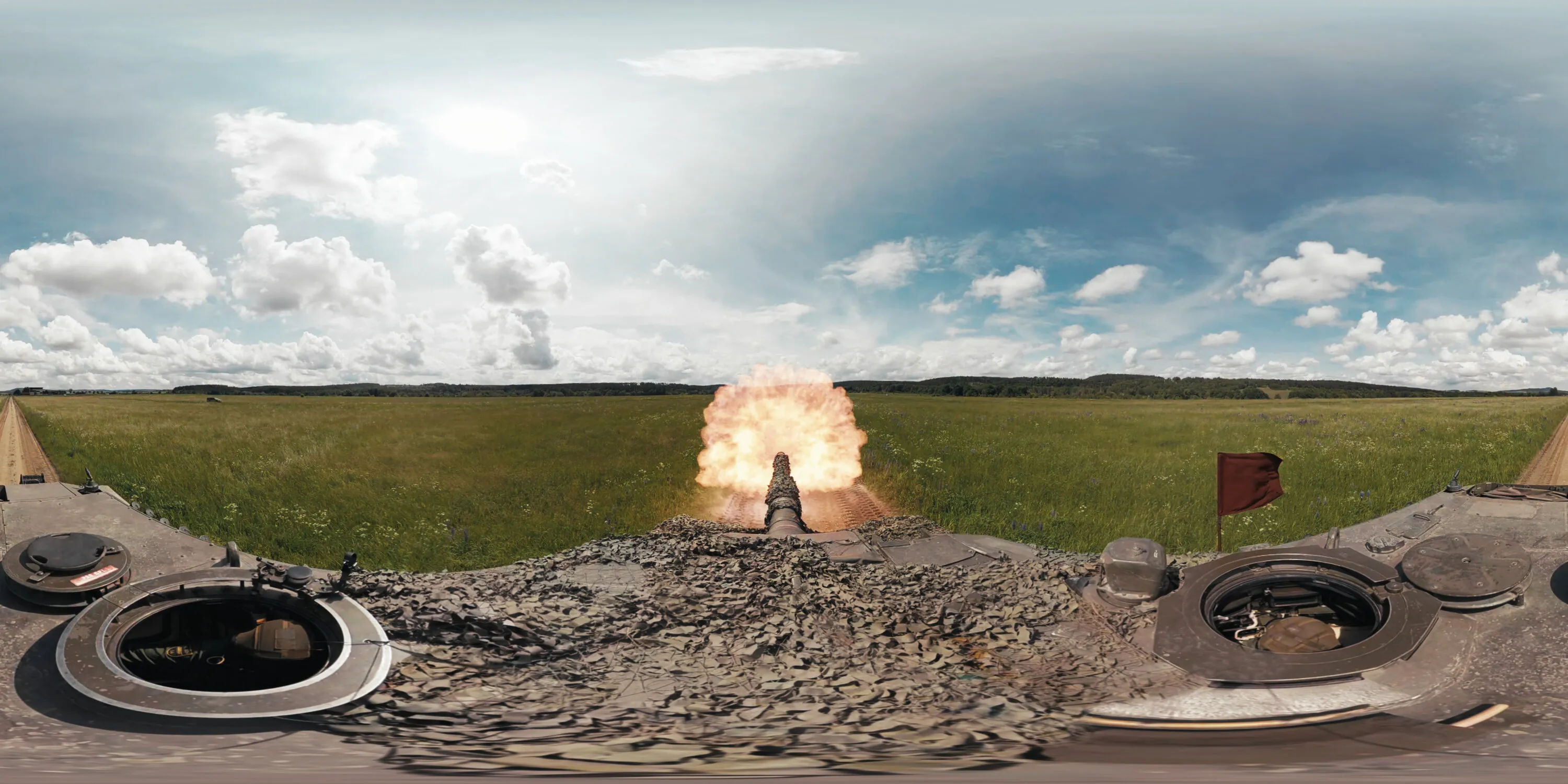 Mission Vorwärts — mechanized forces, tank firing from the commander's hatch