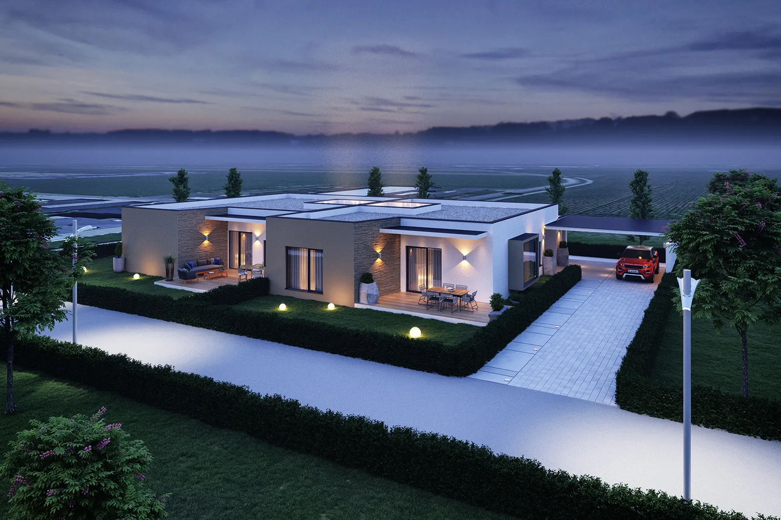Bungalow Wagna — 3D Visualisierung