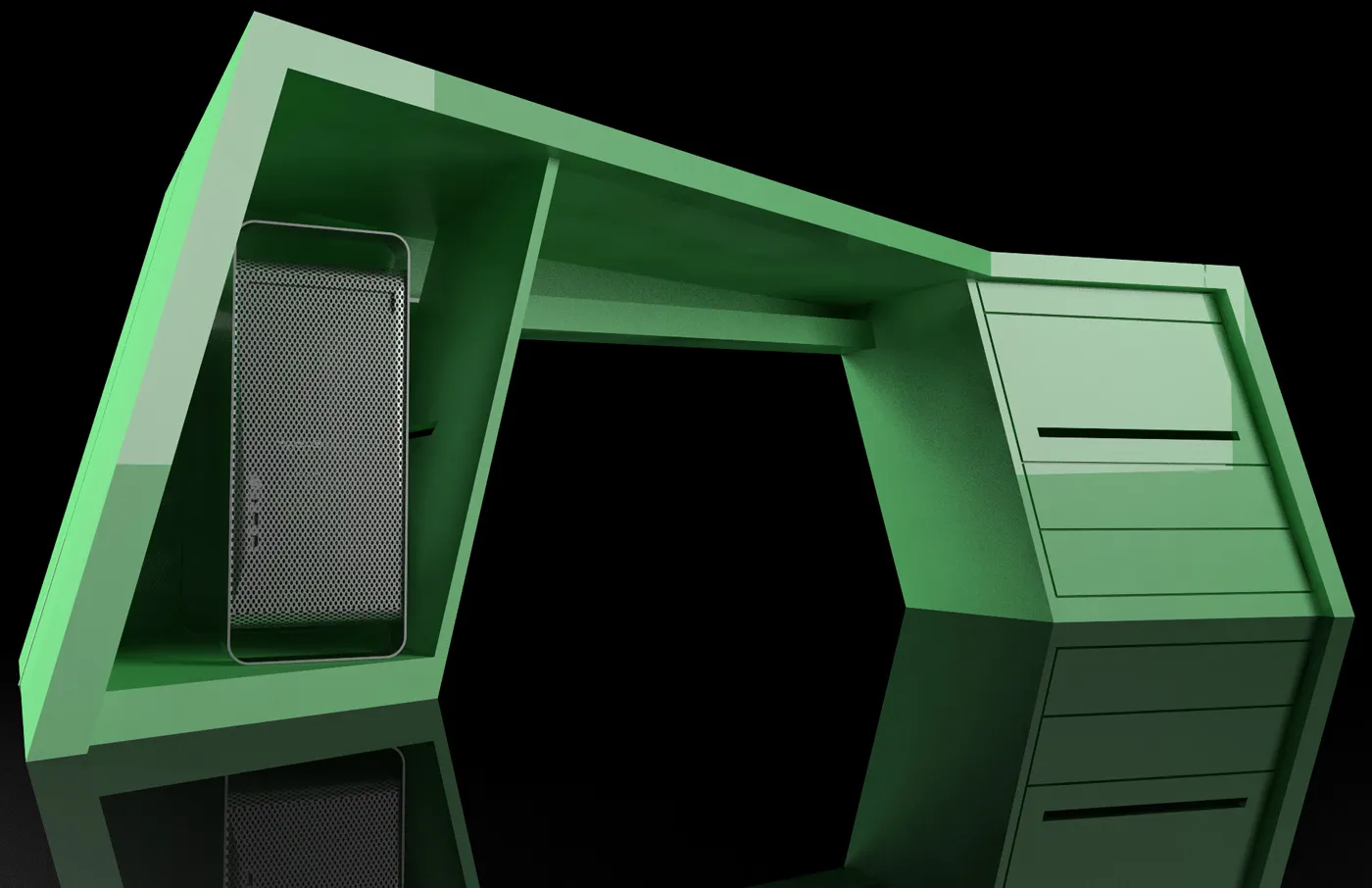 Design Table — 3D Visualisierung