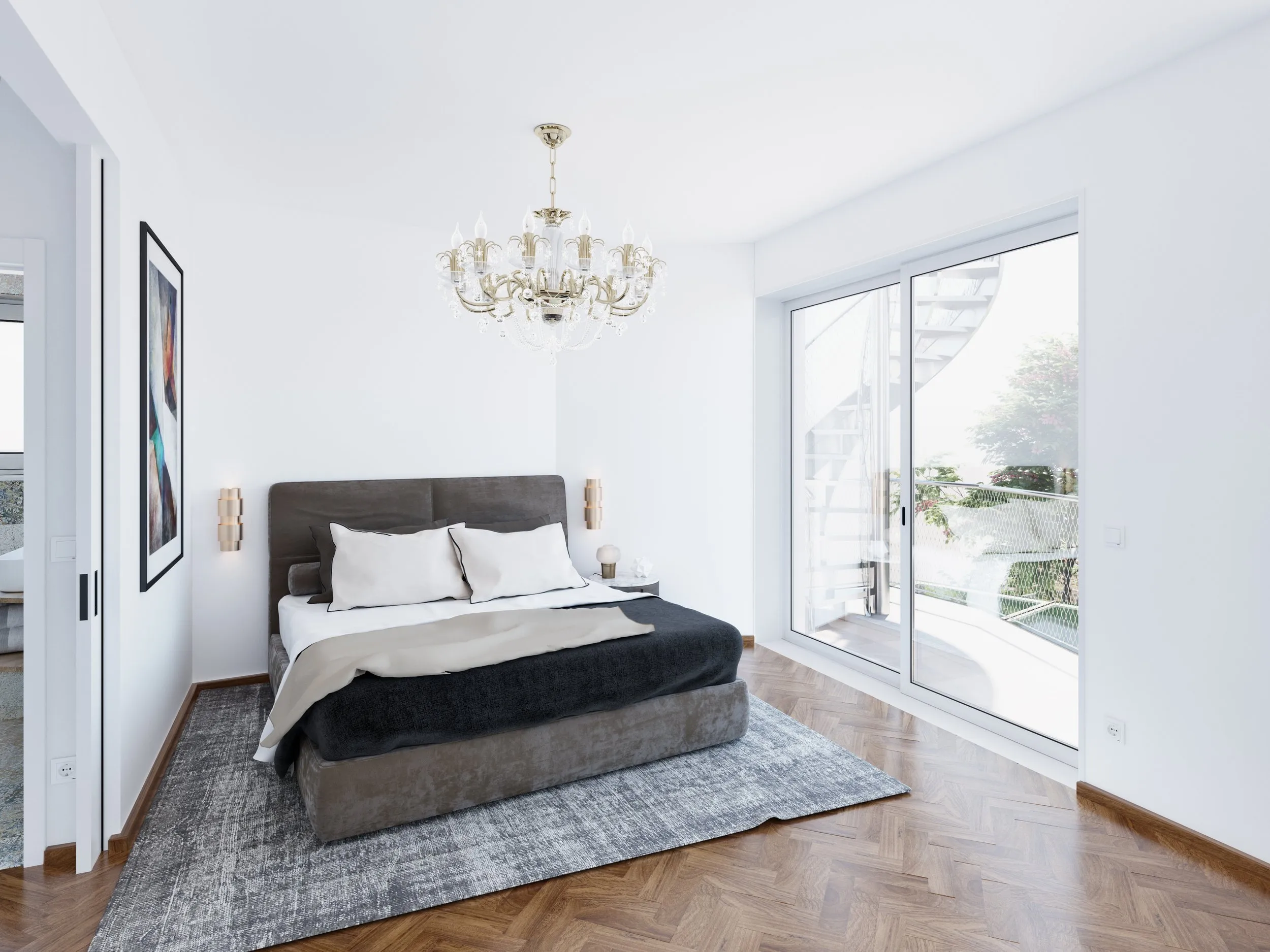 Graziös Barock Suite bedroom