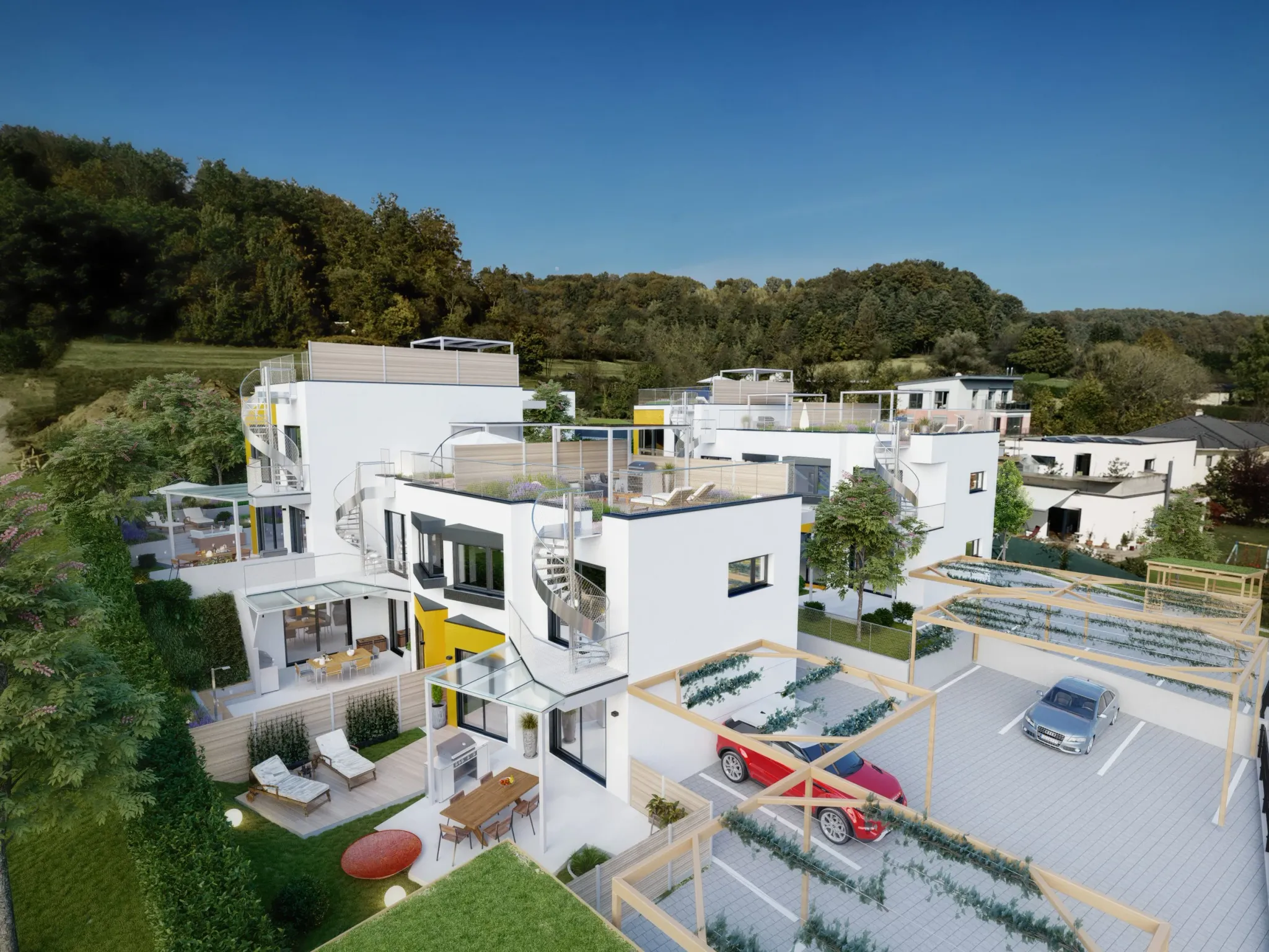 Graziös Luxussuiten Graz — Luftansicht