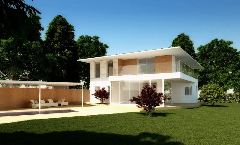 House B.