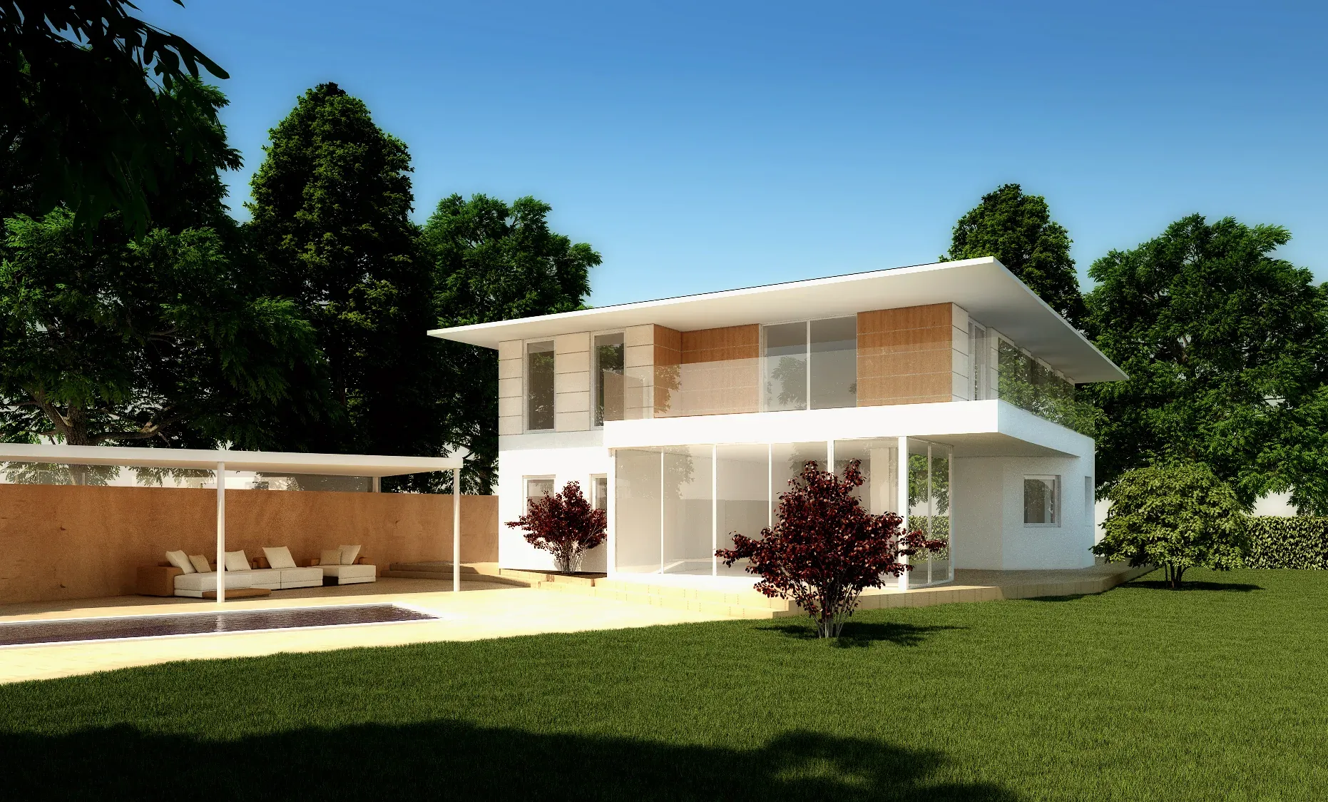 Haus B. — 3D Visualisierung