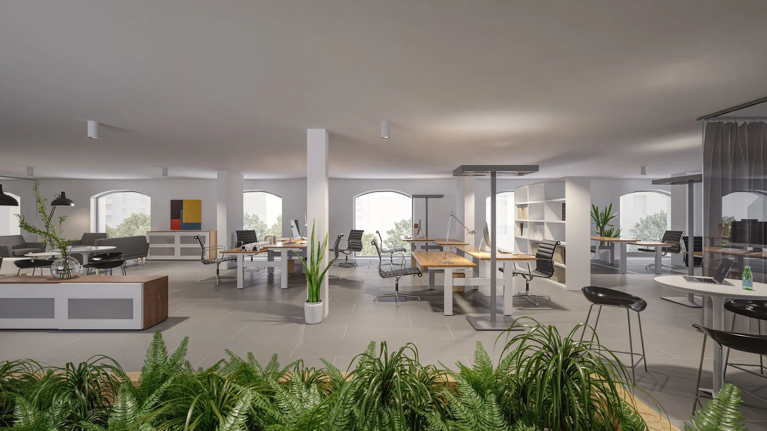 Home Lend Graz — office space visualisation