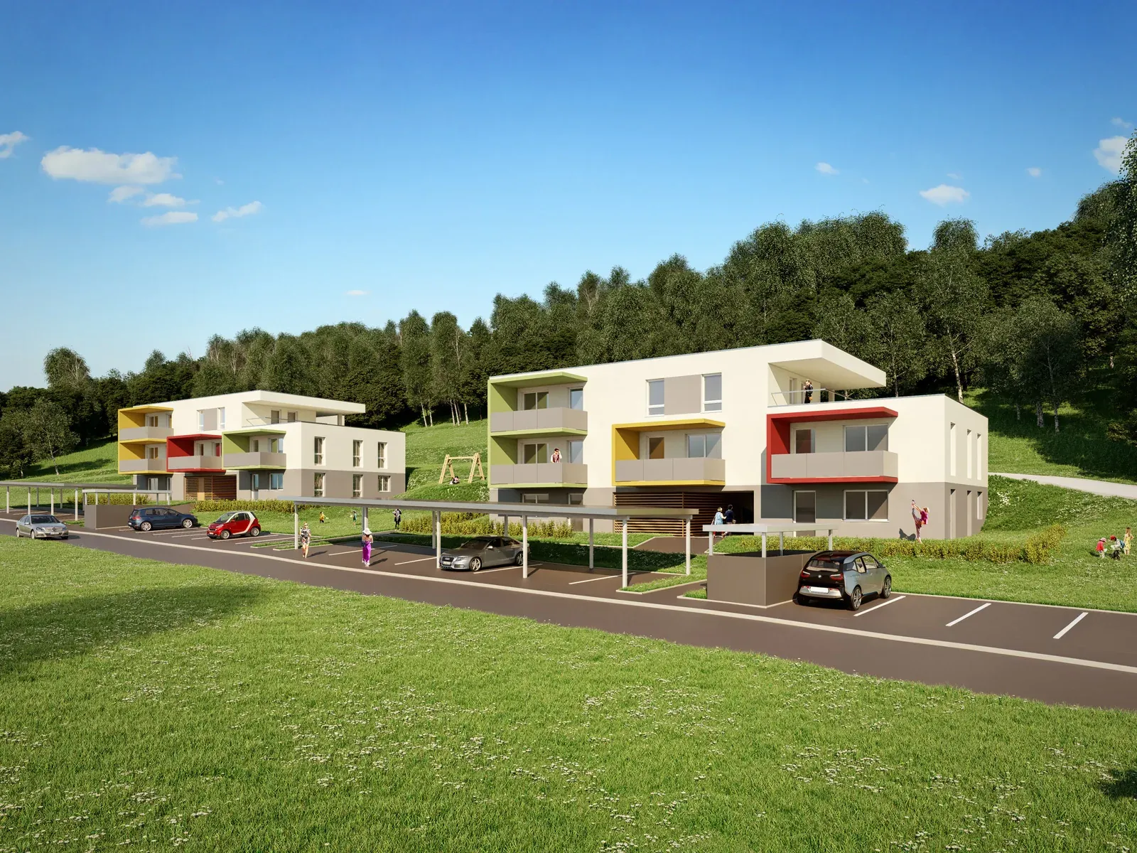 Ilztal Wohnbau — 3D Visualisierung