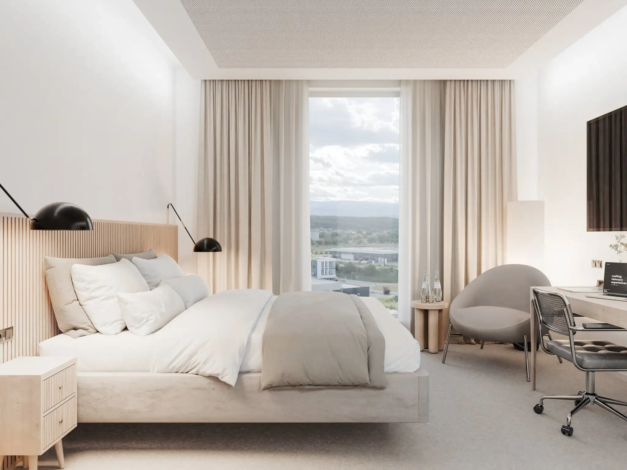 3D Visualisierung Hotel Lobby Immovate