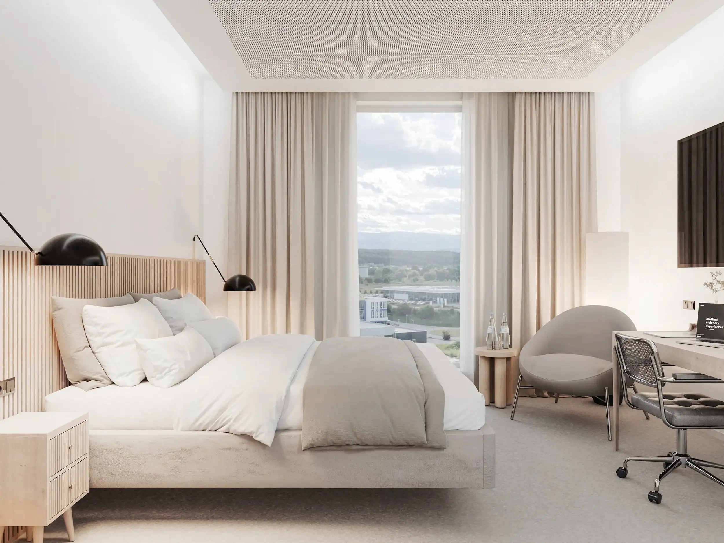 3D Visualisierung Hotel Lobby Immovate