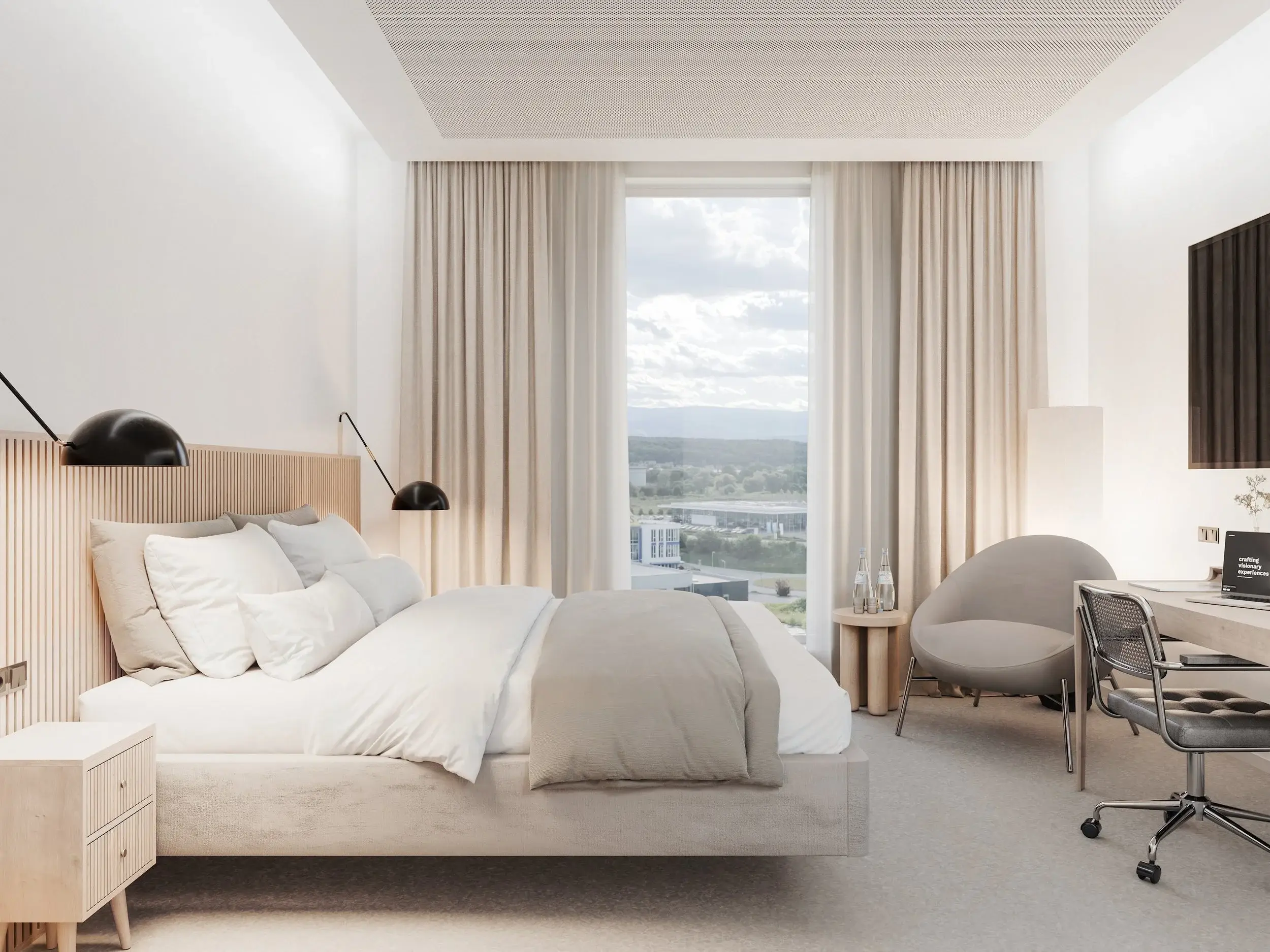 3D Visualisierung Hotel Lobby Immovate