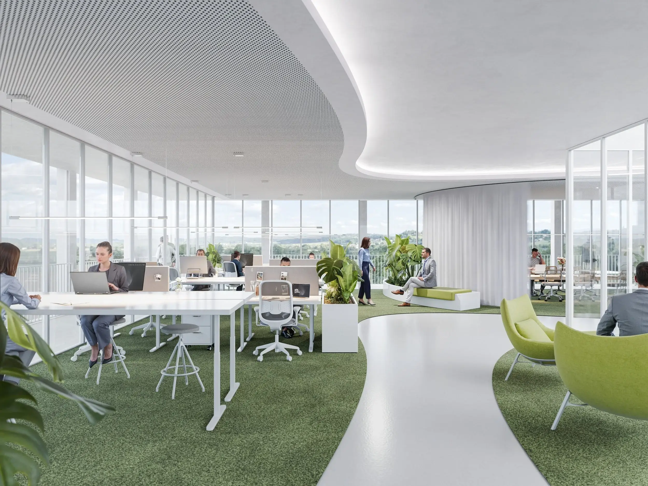 threesixty.at — 3D Visualisierung Bürofläche Immovate