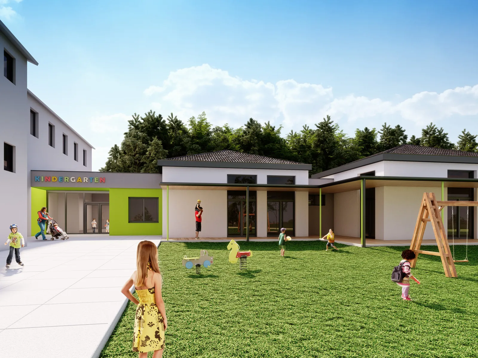Kiga St. Anna — 3D Visualisierung