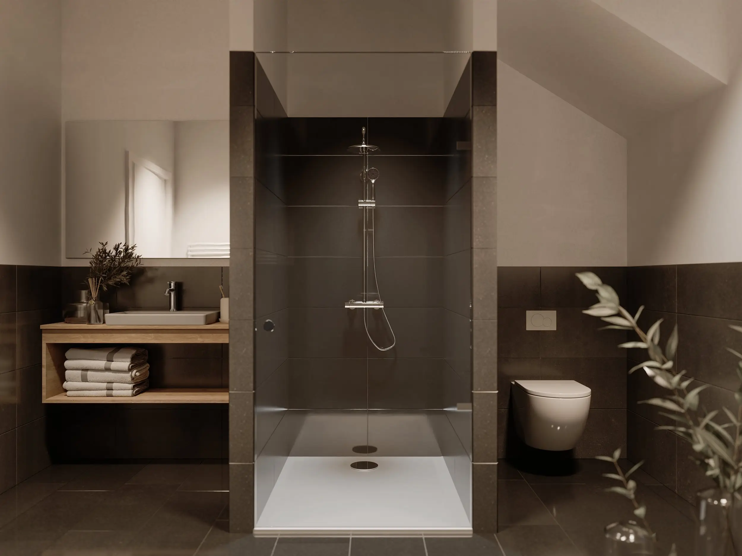 Almappartements Lachtal — Badezimmer Interior