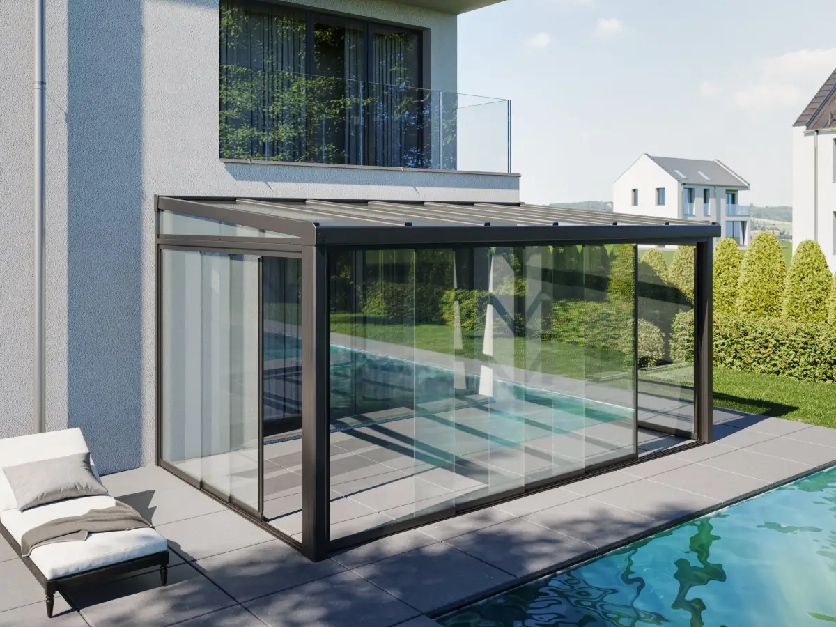 Leeb Balkone Amalfi patio roofing — product visualization day