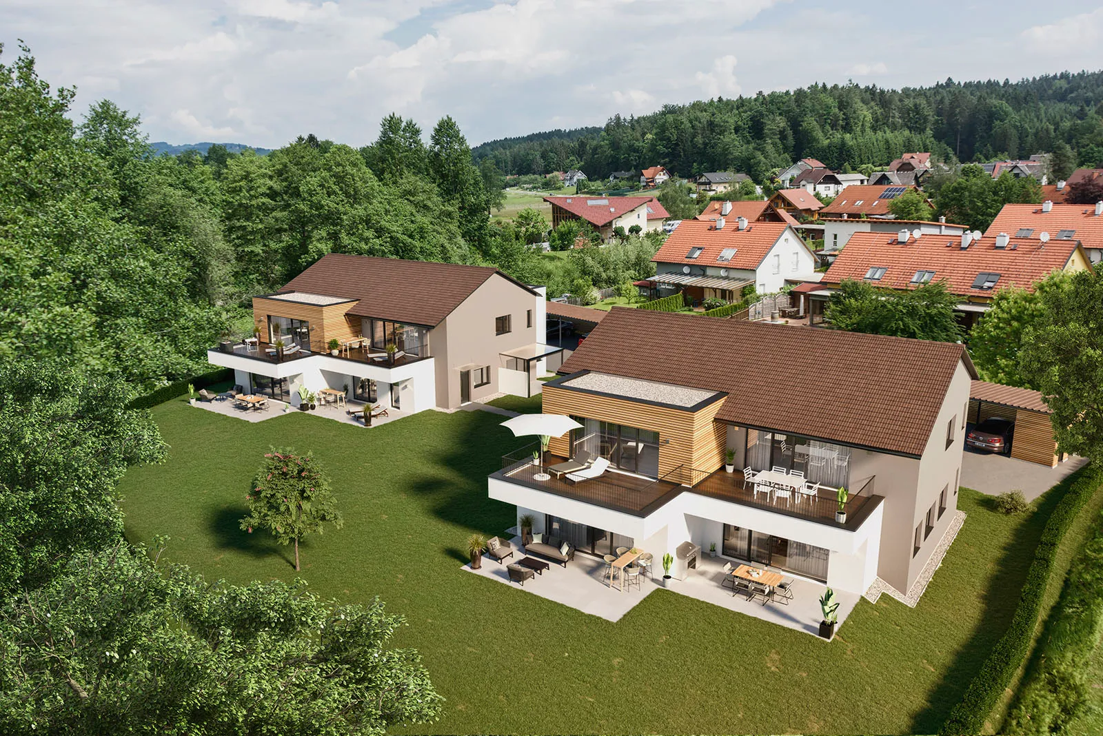 Lemsitz — Luftansicht 3D Visualisierung