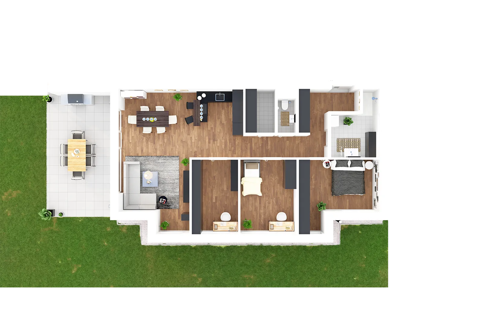 Lemsitz — apartment type 2 3D floor plan