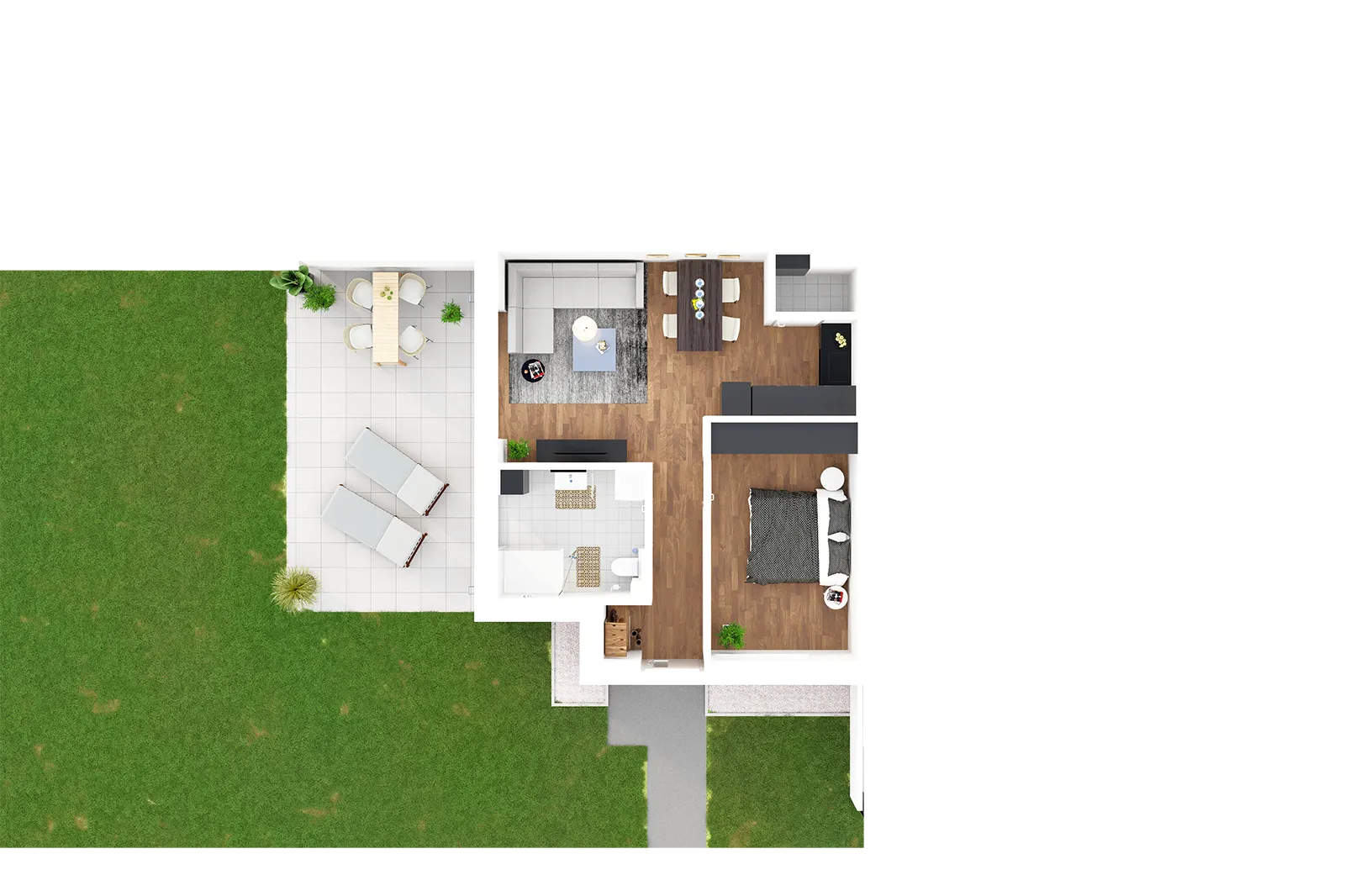 Lemsitz — apartment type 3 3D floor plan