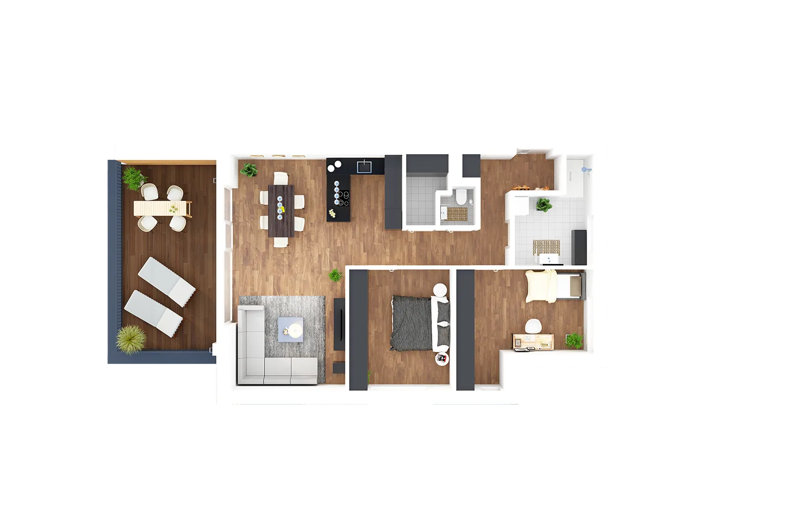 Lemsitz — apartment type 5 3D floor plan