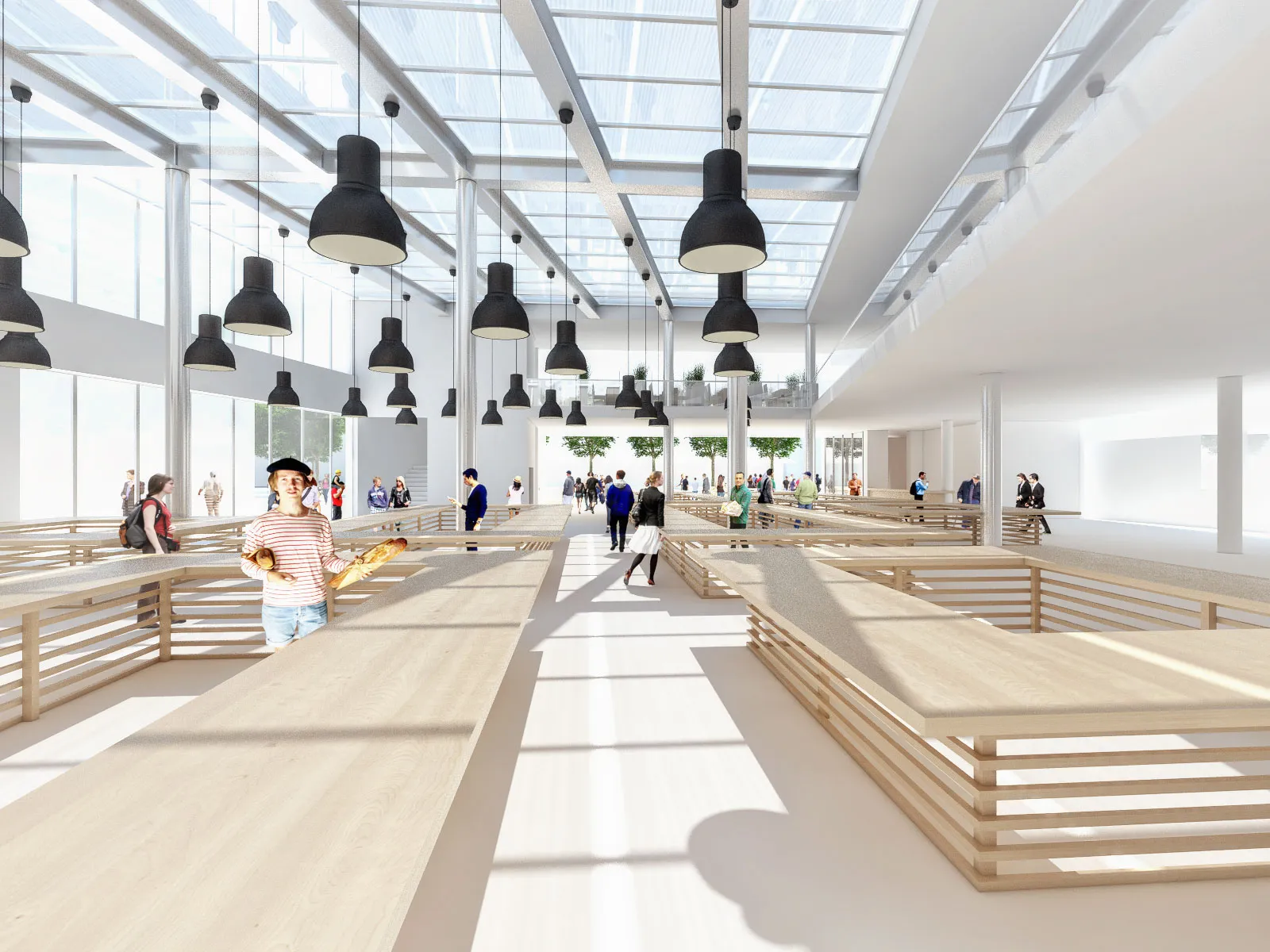 Lendhalle — 3D Visualisierung