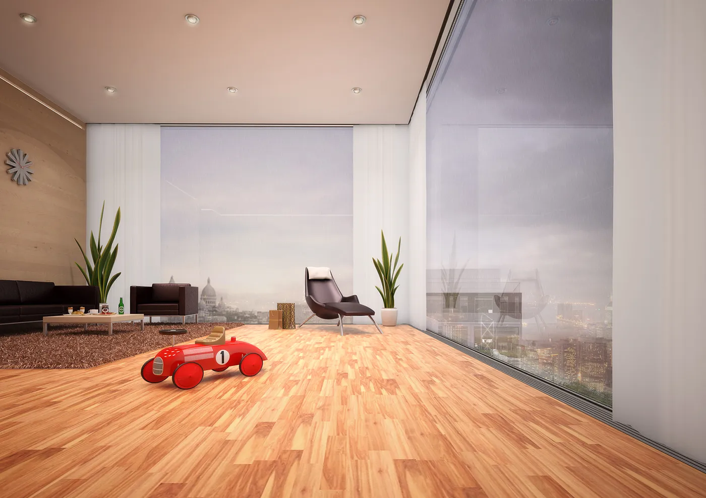 Livingroom — 3D Visualisierung