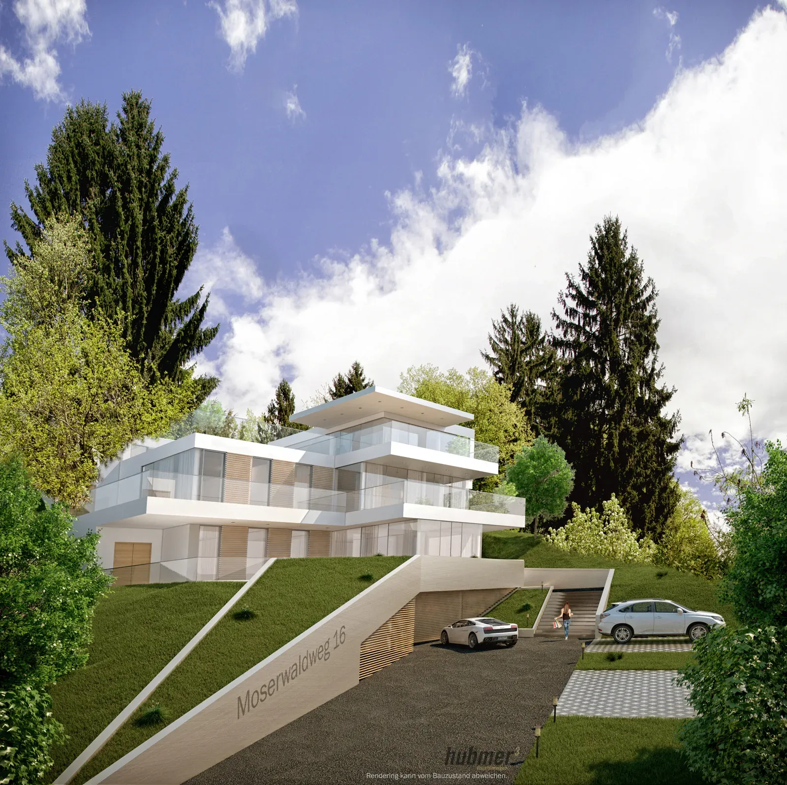 Moserwaldweg — 3D Visualisierung