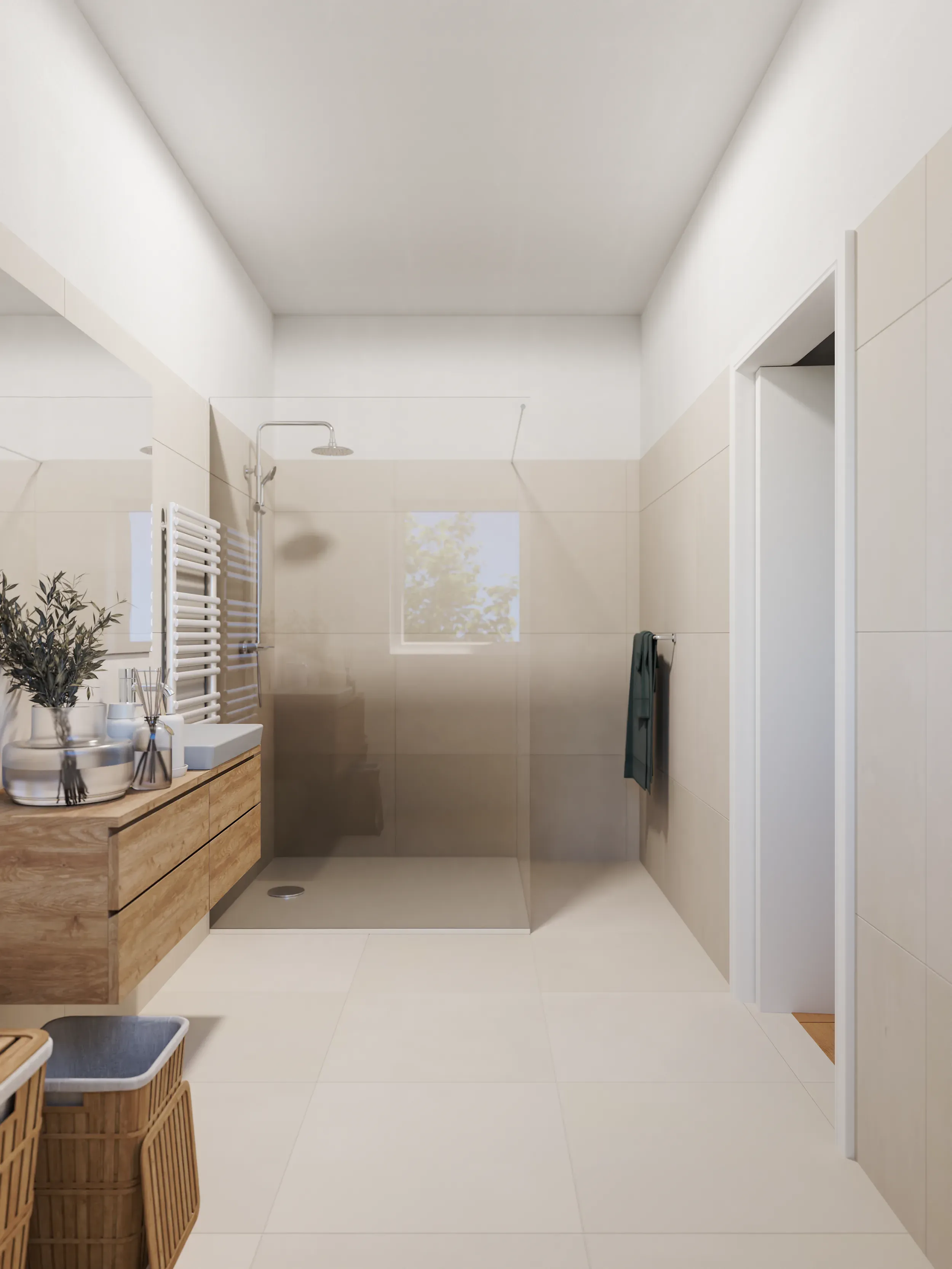 Domus Faber Leibnitz — bathroom interior 3D visualisation