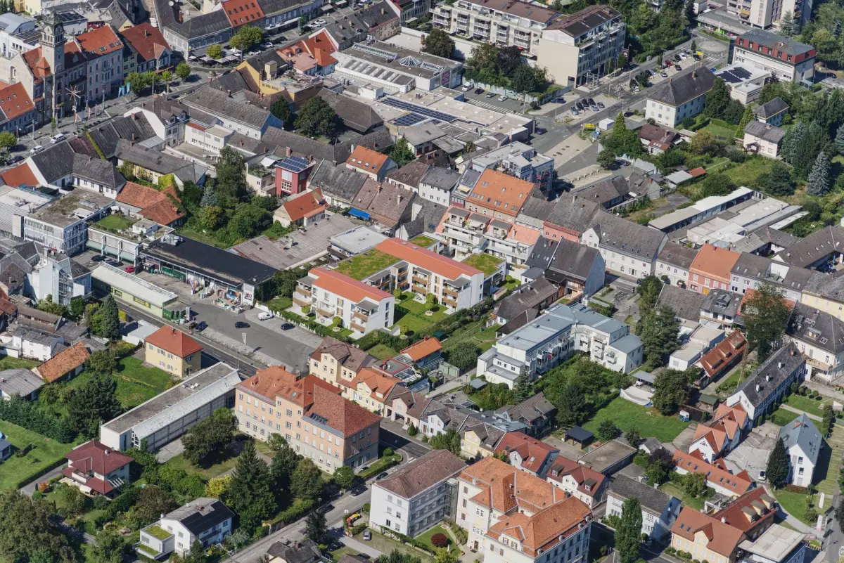 Domus Faber Leibnitz — Luftbild per Hubschrauber