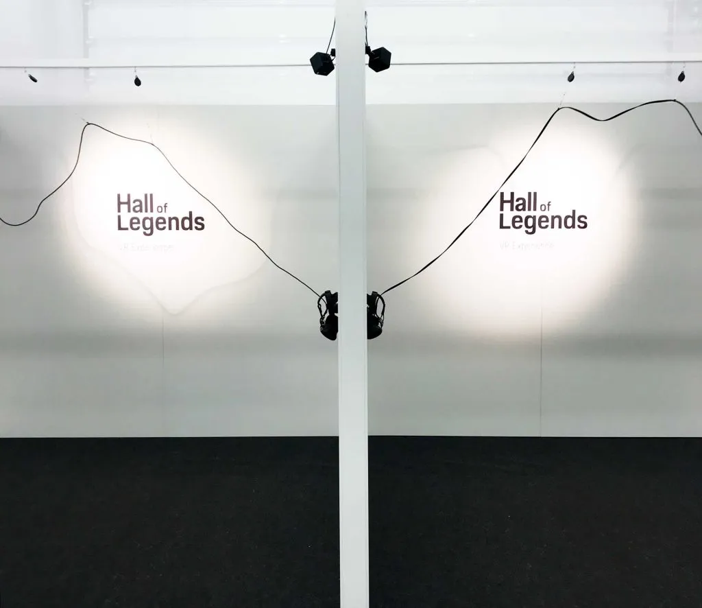 Porsche Hall of Legends — double-station setup