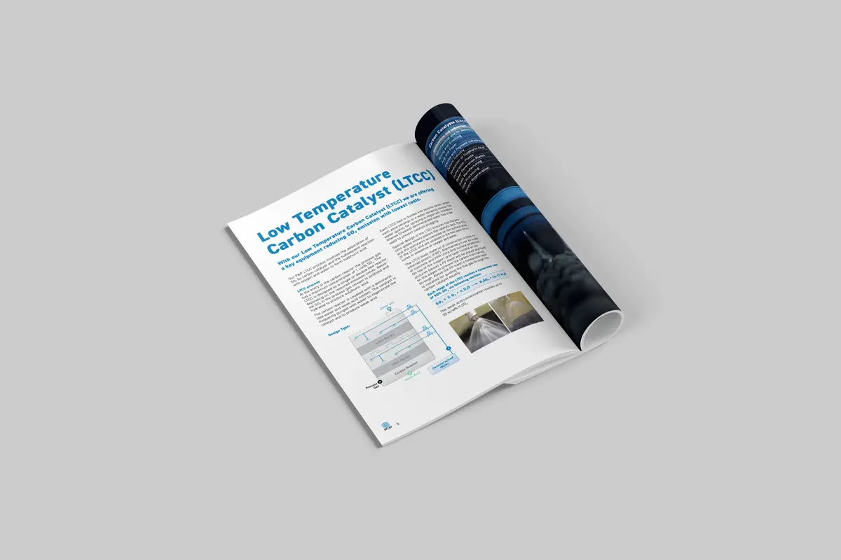 P&P Industries Carbon Catalysts — inside page, Low Temperature Carbon Catalyst