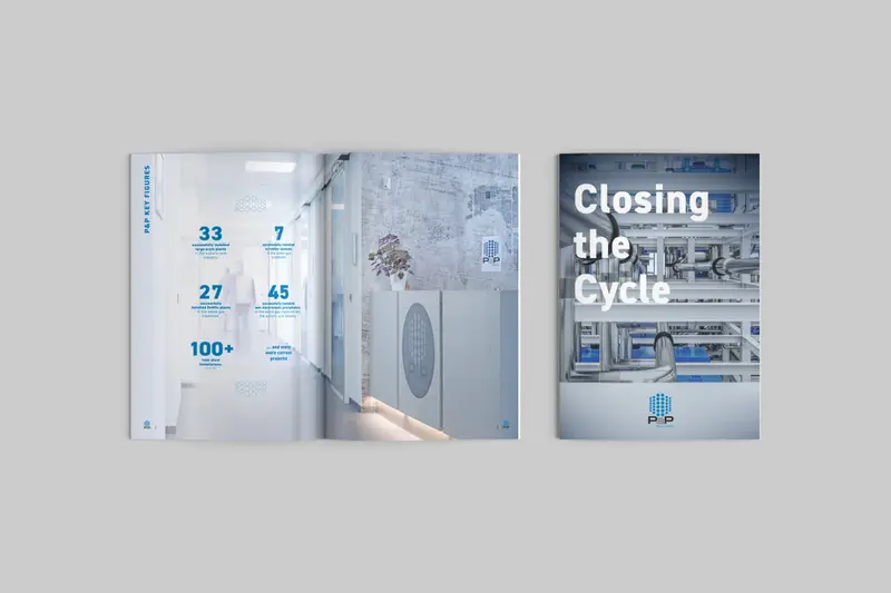 P&P Industries — Image-Broschüre „Closing the Cycle"