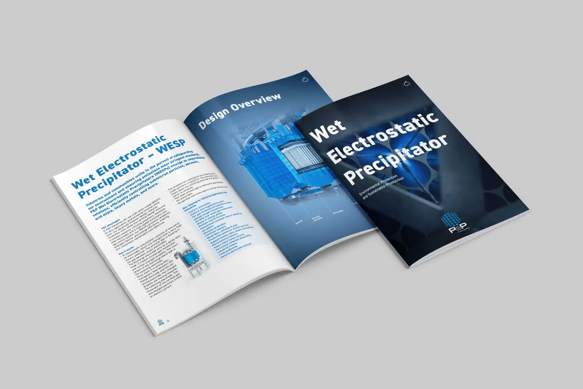 P&P Industries WESP — "Design Overview" spread