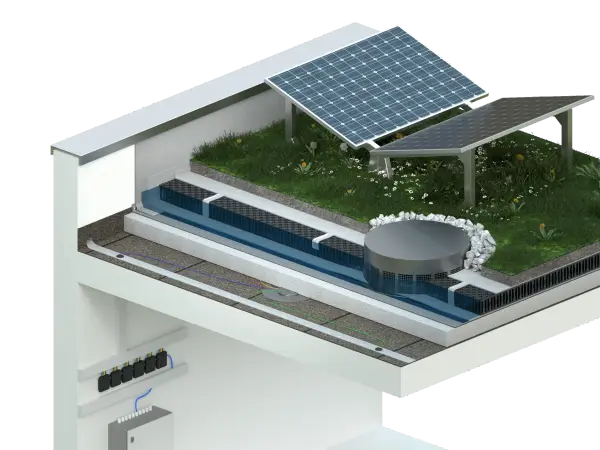 Allesdach LocDrain — Interaktives 3D-Web-Modell
