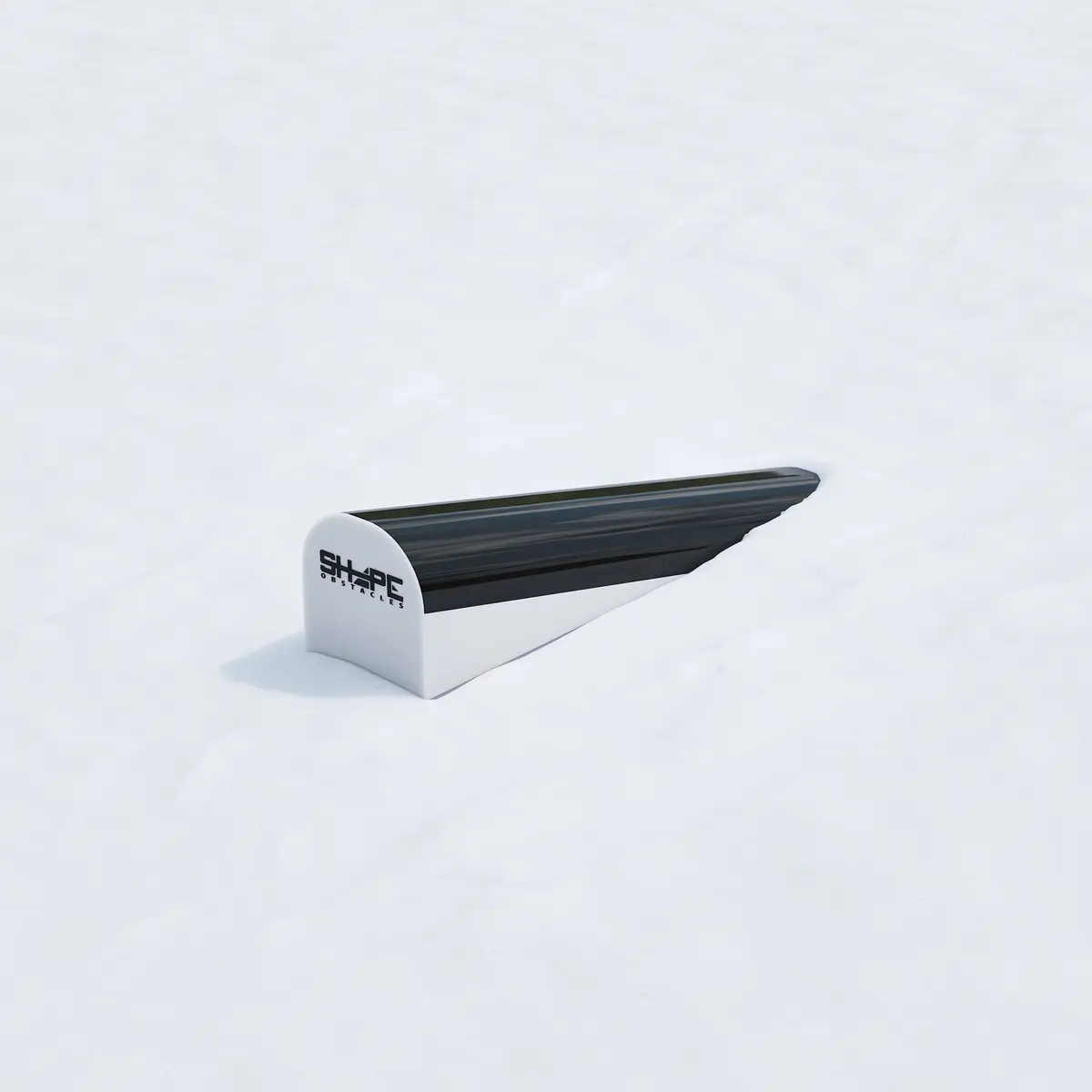 Shape Obstacle im Schnee-Setup — weitere Variante mit Winter-Hintergrund