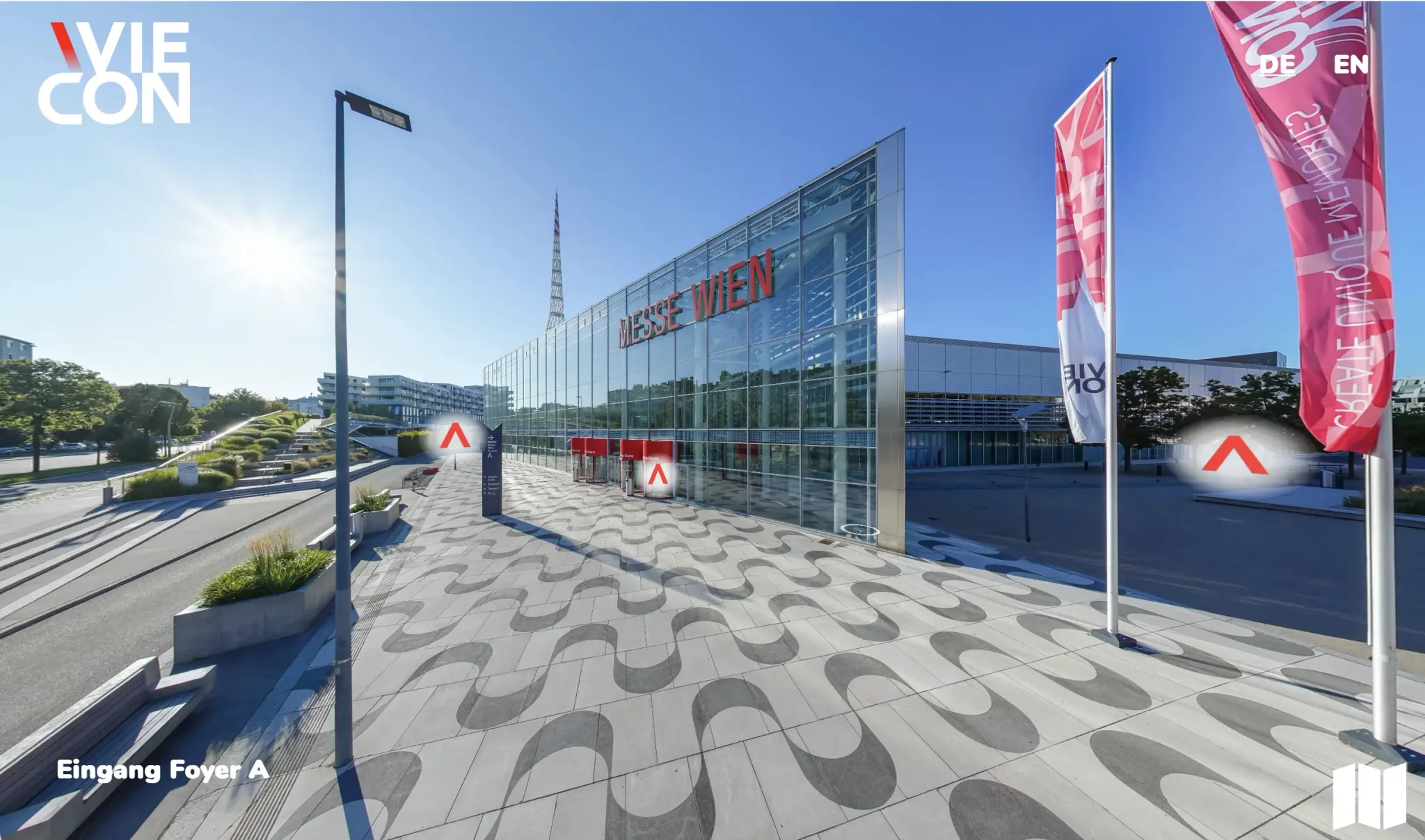 VIECON Messe Wien — Venue Explorer Außenansicht