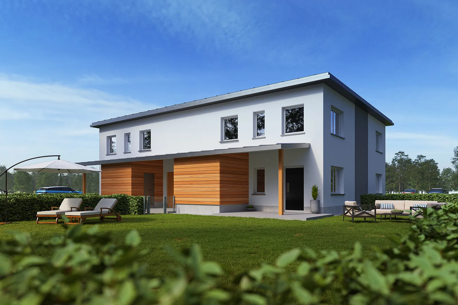 Viertelhaus — 3D Visualisierung
