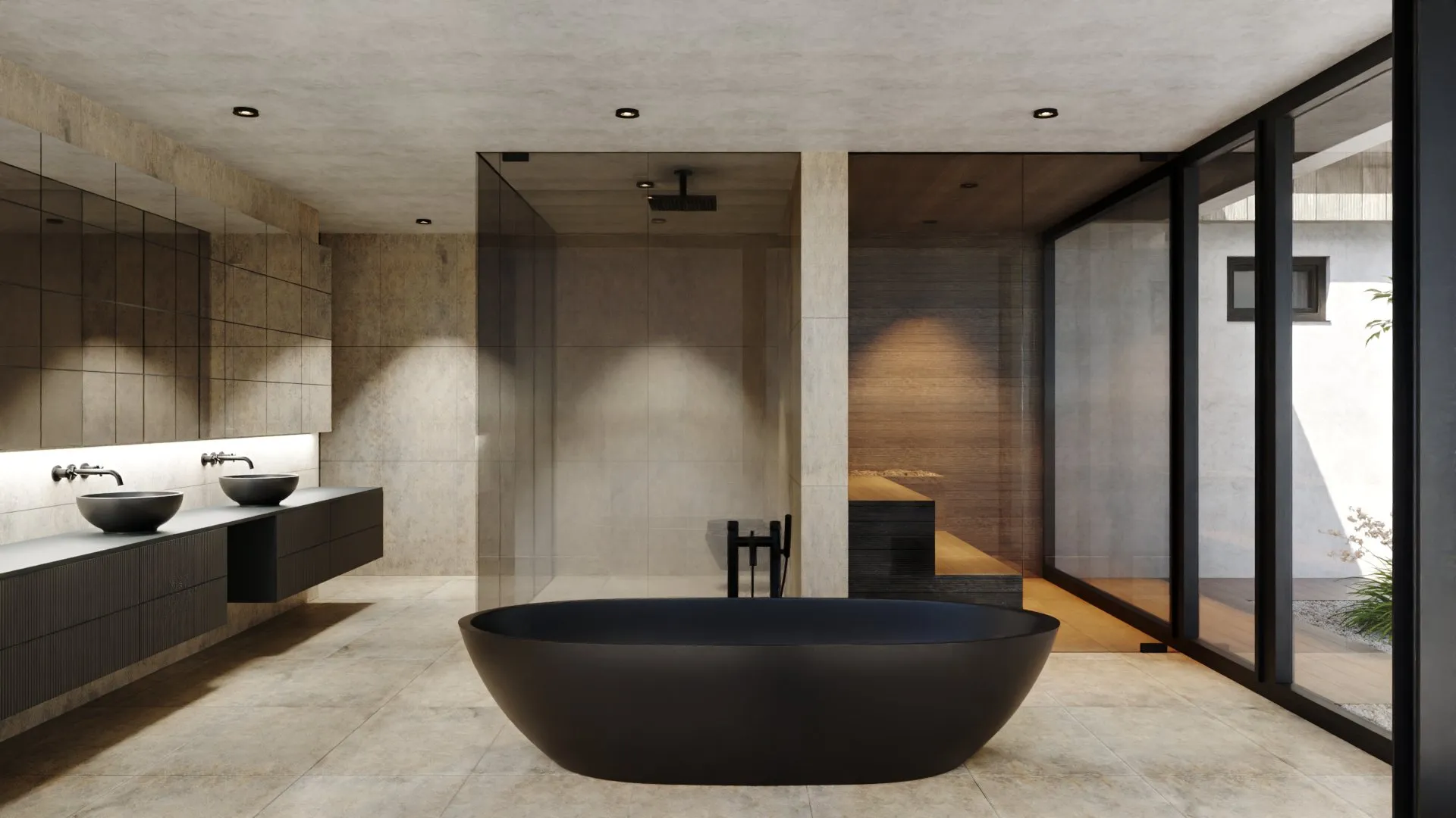 Villa S Südsteiermark — bathroom interior
