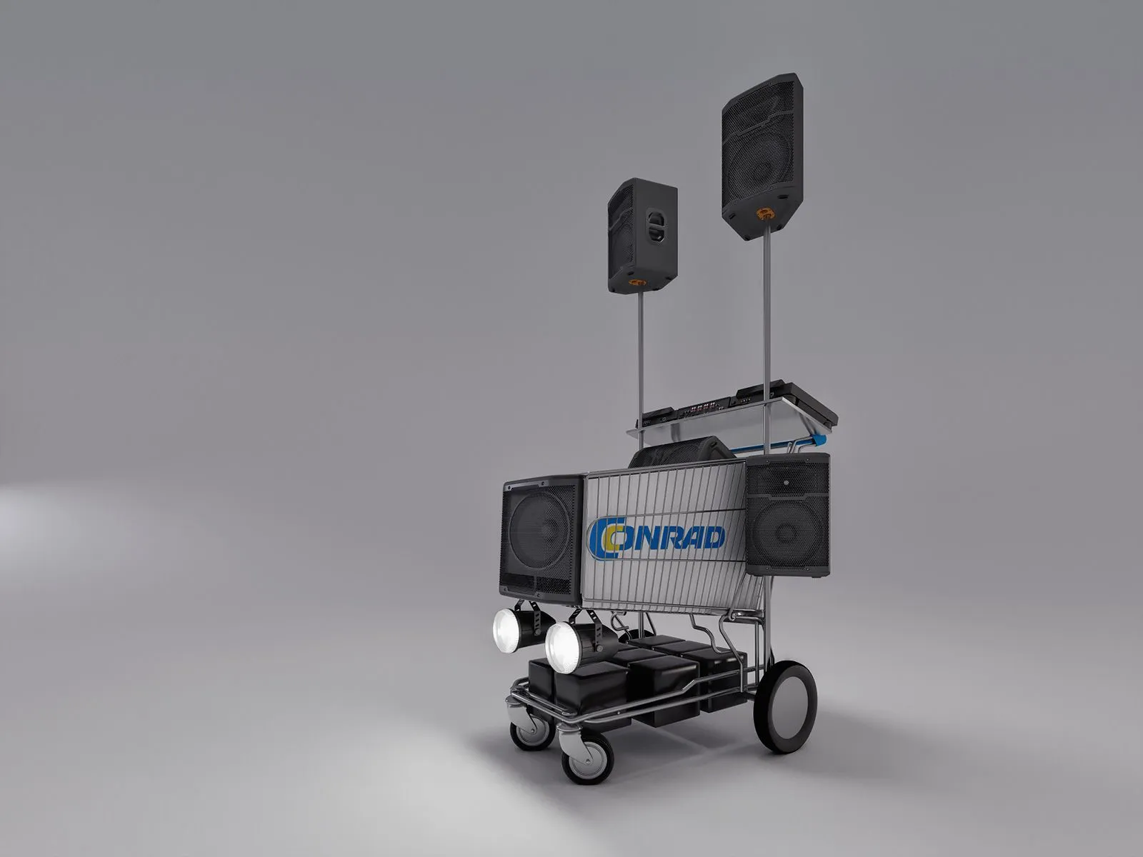 Wagerl Mobile Disco — 3D Visualisierung