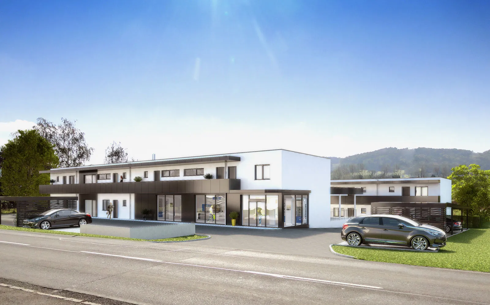 Wohnanlage Nestelbach — 3D Visualisierung
