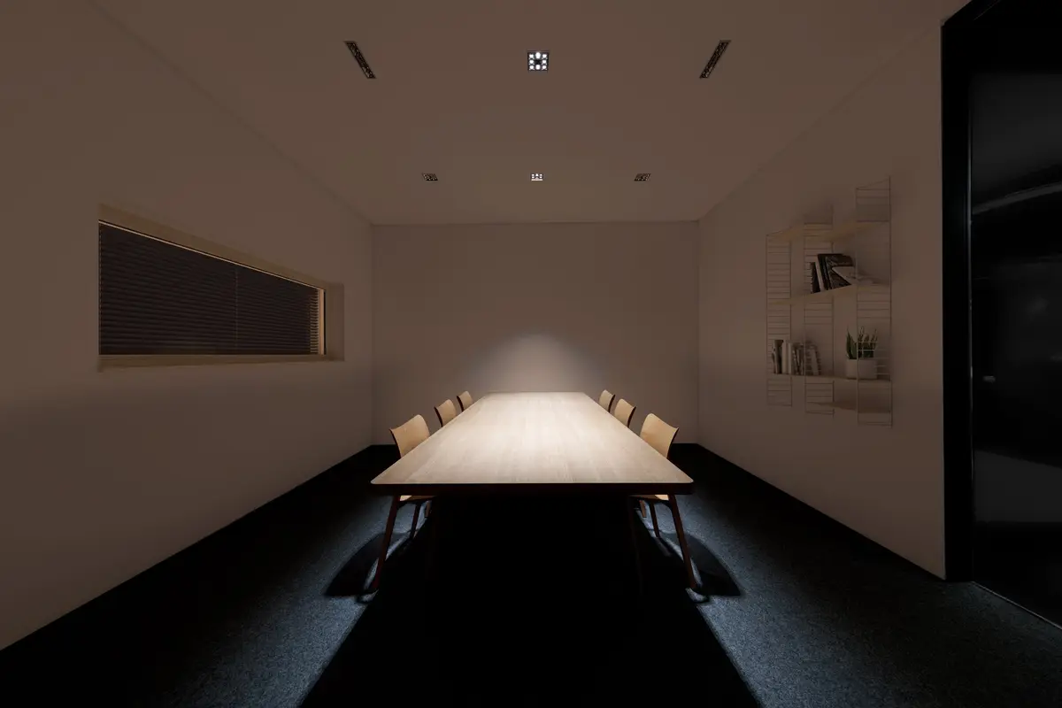 XAL Meeting-Room — Downlights nur Tisch