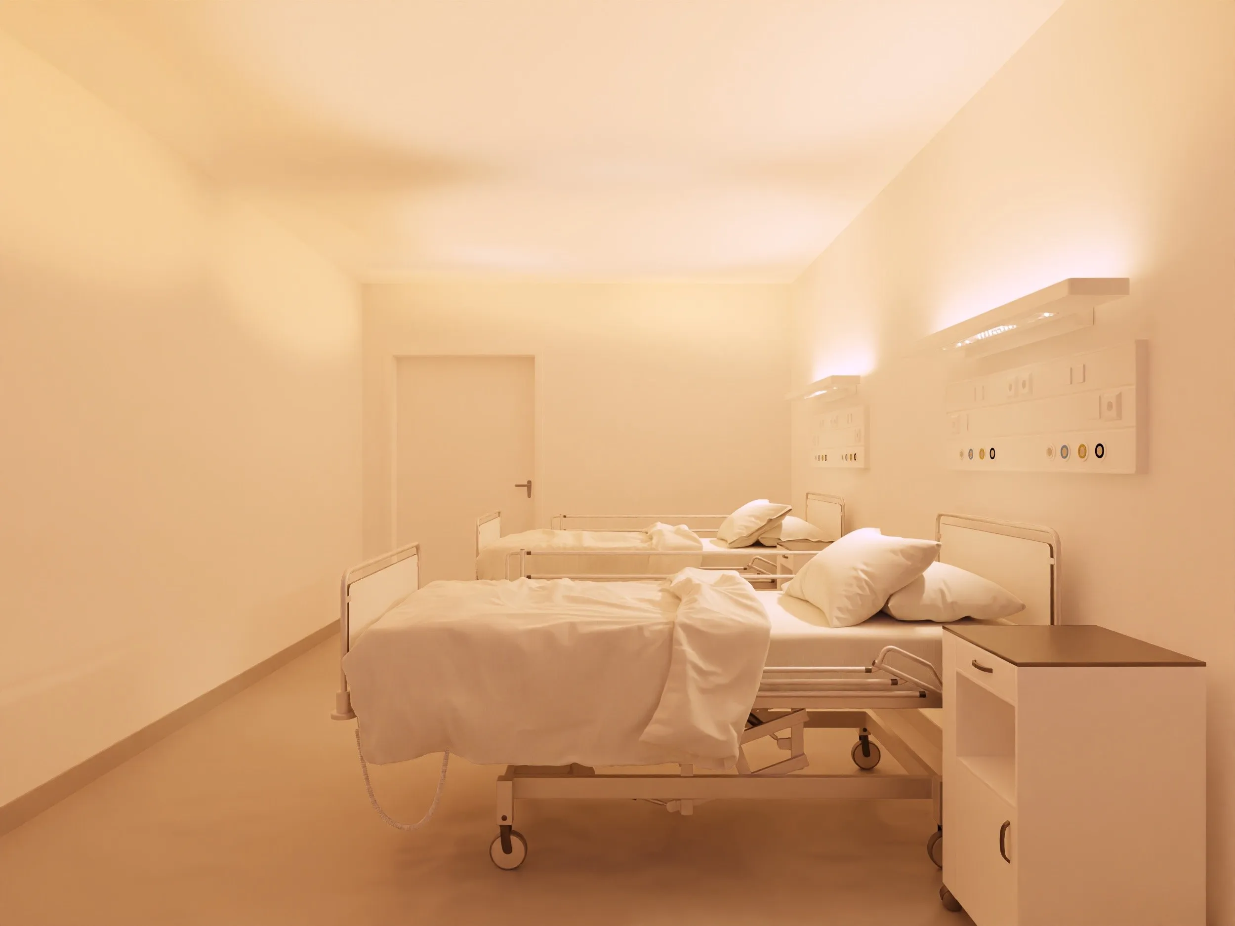 XAL patient room — warm light 2500K