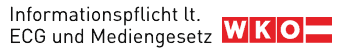 Informationspflicht laut ECG und Mediengesetz — WKO